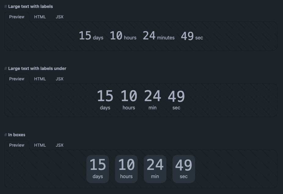 Countdown Example