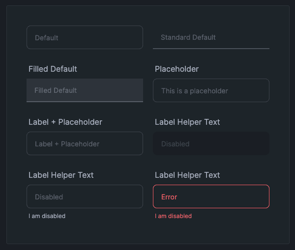 CustomInputField Example