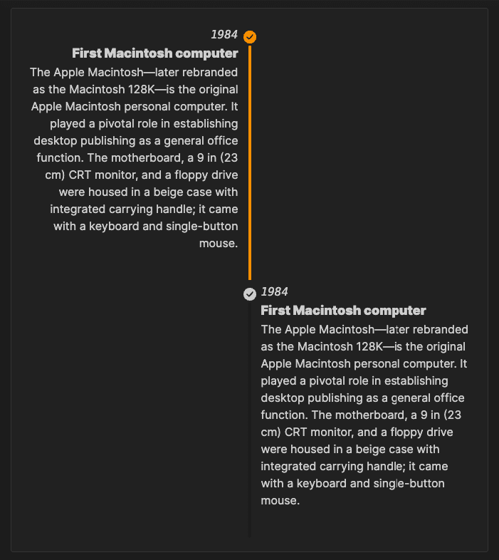 Timeline Example